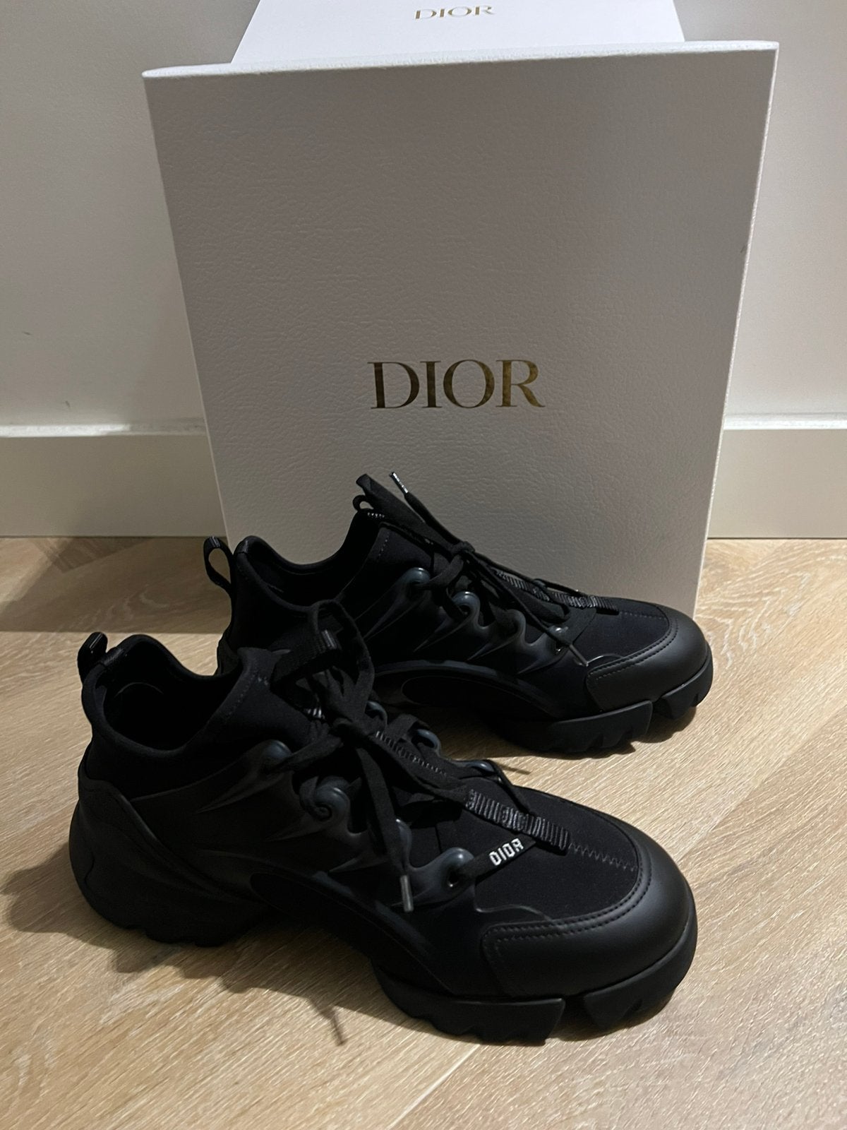Dior D-Connect Sneakers Zwart – Nieuw & Ongebruikt, Kleding | Dames, Zwart, Nieuw, Ophalen of Verzenden, Sneakers of Gympen