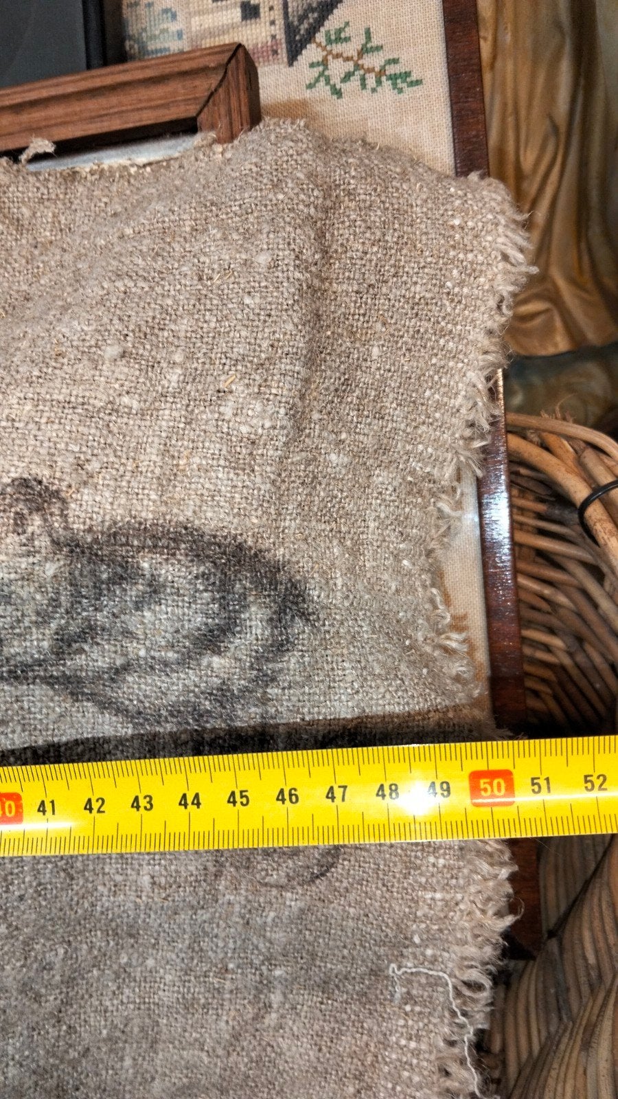 Leuke doek met rendier erop. Shabby, Ophalen of Verzenden