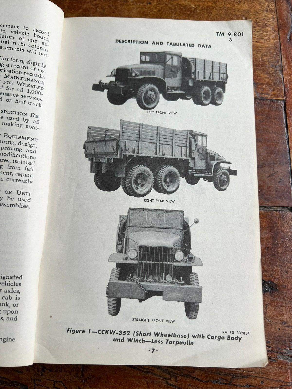 WO2 Amerikaans voorschrift GMC CCKW 352 & 353 1944 KTR, Amerika, Verzenden, Boek of Tijdschrift