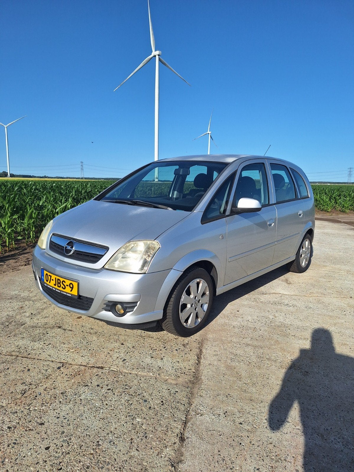 Opel Meriva 1.6 16V 77KW 2009 Grijs, Auto's, Voorwielaandrijving, 15 km/l, 4 cilinders, Origineel Nederlands