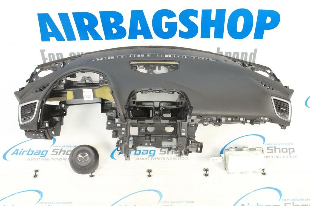 Airbag set - Dashboard zwart Mazda 3 (2014-2018), Gebruikt, Ophalen of Verzenden