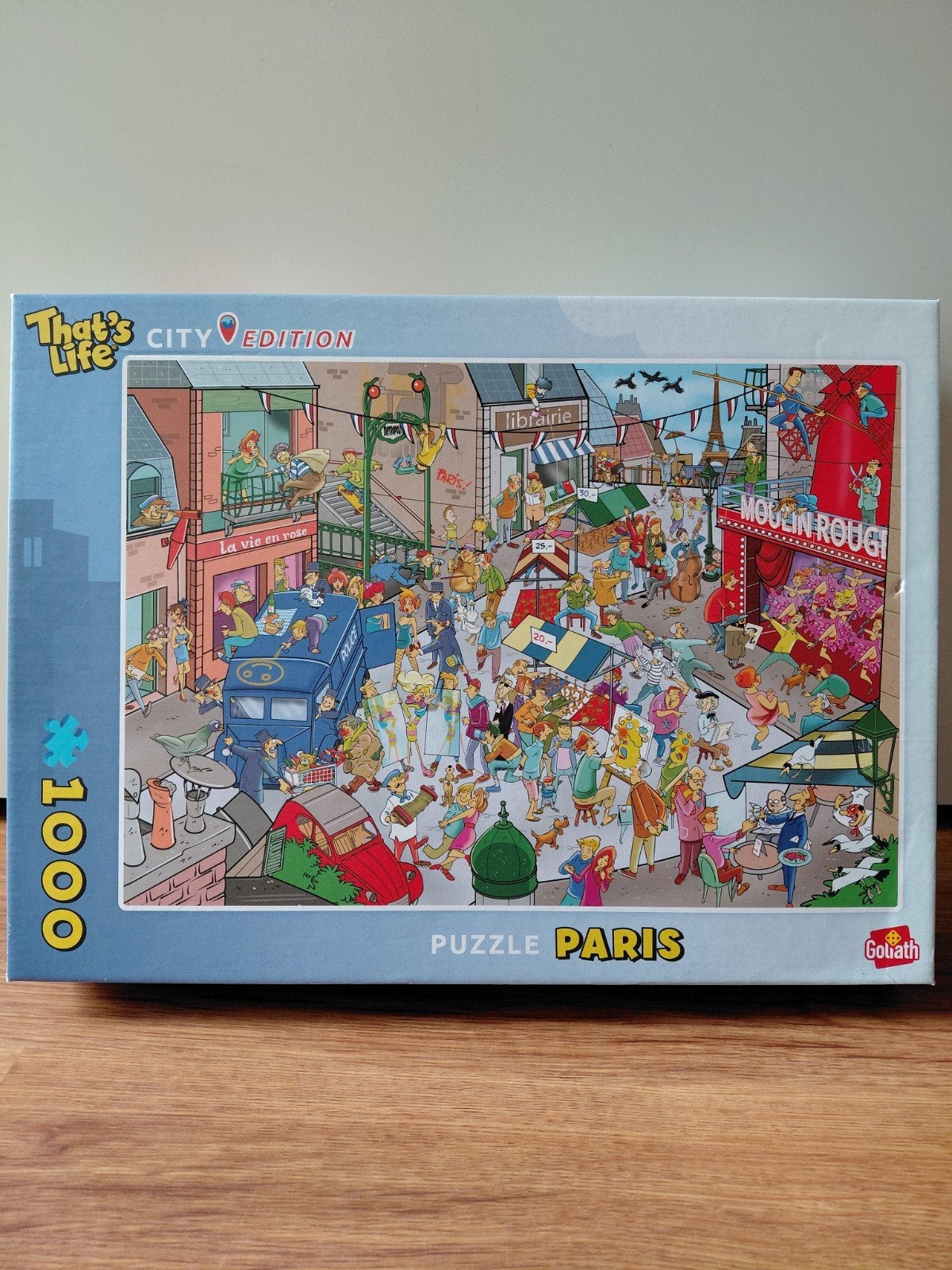 Puzzel • Goliath • City Edition • "Paris', Ophalen of Verzenden, 500 t/m 1500 stukjes, Zo goed als nieuw, Legpuzzel