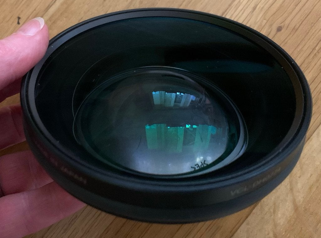 Sony Wide Conversion lens x0.75 VCL-DHO774 VCL-DH0774, Ophalen of Verzenden, Zo goed als nieuw, Sony, Telelens