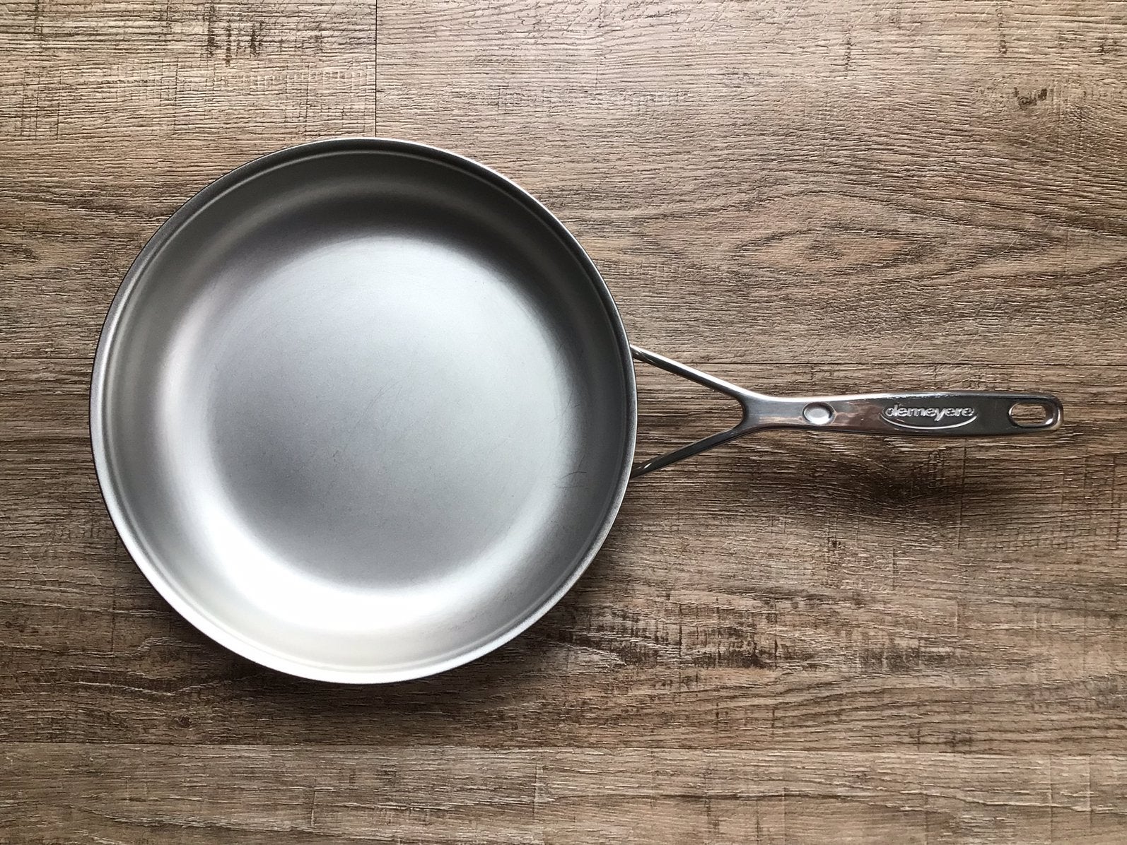 Demeyere Silverline 7 NanoTouch koekenpan ø 28 cm, Ophalen of Verzenden, Zo goed als nieuw, Rvs