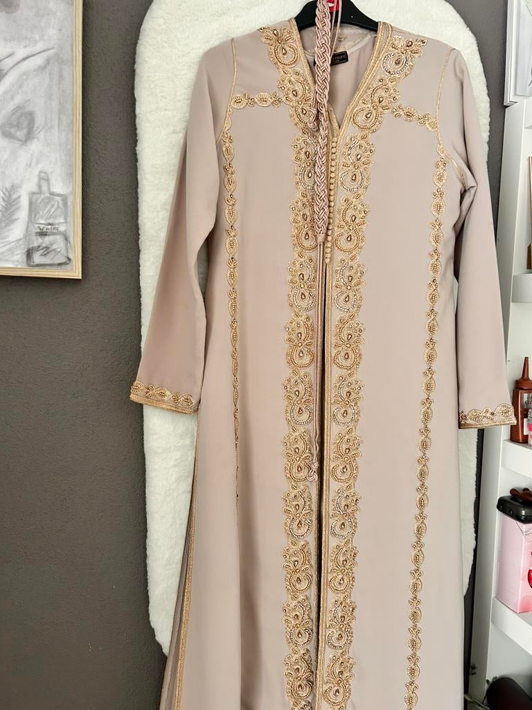 Meisjes kaftan takchita Marokkaanse jurk leeftijd 14/15 jr, Ophalen of Verzenden, Zo goed als nieuw, Maat 34 (XS) of kleiner, Overige typen