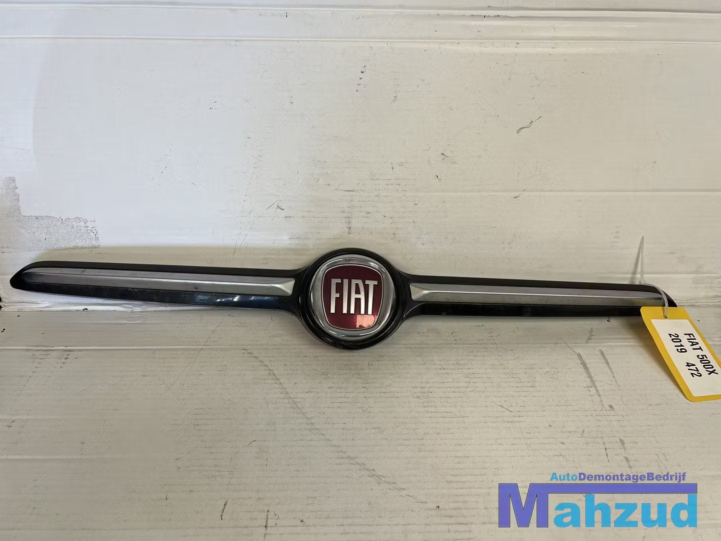 FIAT 500X voorbumper logo 2014+, Gebruikt, Voor, Stellantis Europe S.p.A., Ophalen of Verzenden