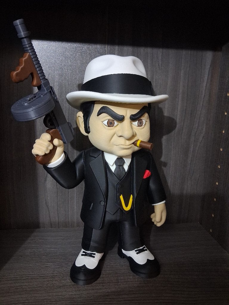 Al capone figuur 34 cm Collectible, Ophalen of Verzenden, Overige figuren, Nieuw, Beeldje of Figuurtje