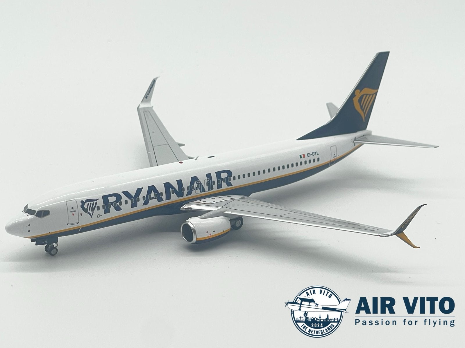 Ryanair Boeing 737-800 Diecast Schaalmodel 1:200 Nieuw, Schaalmodel, ., Nieuw, Ophalen of Verzenden