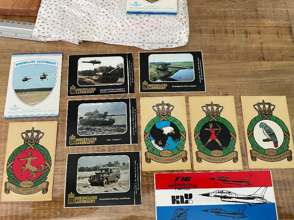 Luchtmacht sticker / stickers, Ophalen of Verzenden, Luchtmacht, Nederland, Embleem of Badge
