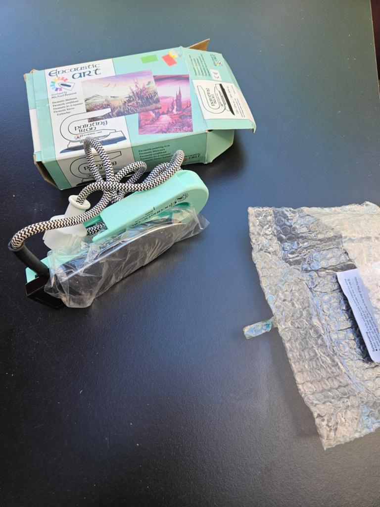 Encaustic strijkbout, painting iron, Ophalen of Verzenden, Nieuw, Naaimachine, Overige merken