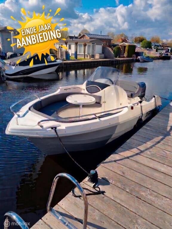 Topcraft 485 console, Watersport en Boten, Vis- en Consoleboten, Gebruikt, Topcraft, Buitenboordmotor, Benzine
