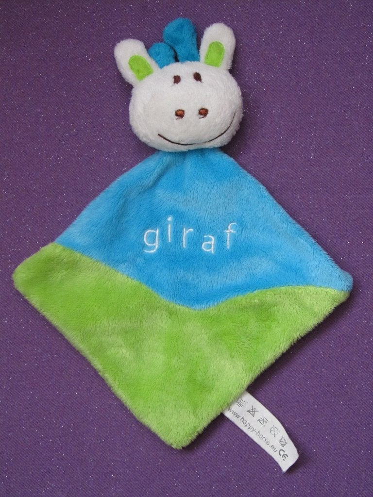 HAPPY HORSE ALBERT HEIJN Knuffel GIRAF **Als Nieuw**, Giraf, Happy Horse, Ophalen of Verzenden, Met label