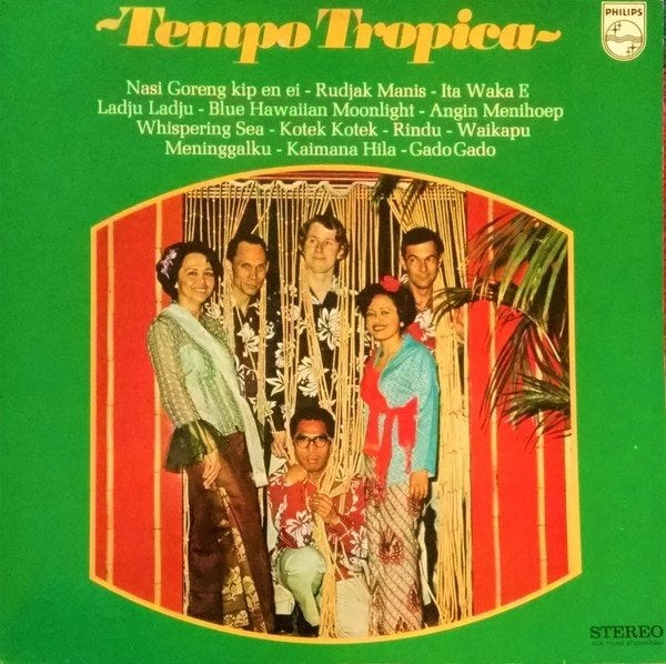 LP - Tempo Tropica, Cd's en Dvd's, Vinyl | Wereldmuziek, Zo goed als nieuw, Beschermende buitenhoes, Inclusief binnenhoes, Aziatisch