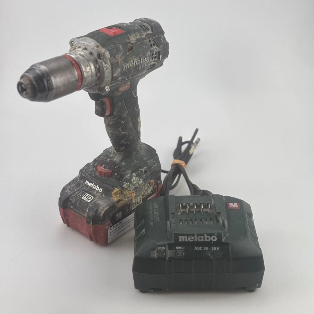 Metabo BS 18 LTX Impuls boormachine | Met accu en lader | Me, Metabo, Zo goed als nieuw, Support@metabo.com, Metabo Corporation, Metabo-Werke GmbH, 
72622 NÃ¼rtingen
Germany