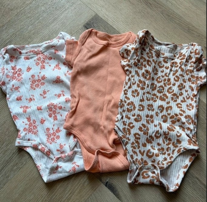 FYY 3-delige babyrompers – maat 62 (3-6 maanden), Nacht- of Onderkleding, Meisje, Shein, Ophalen of Verzenden