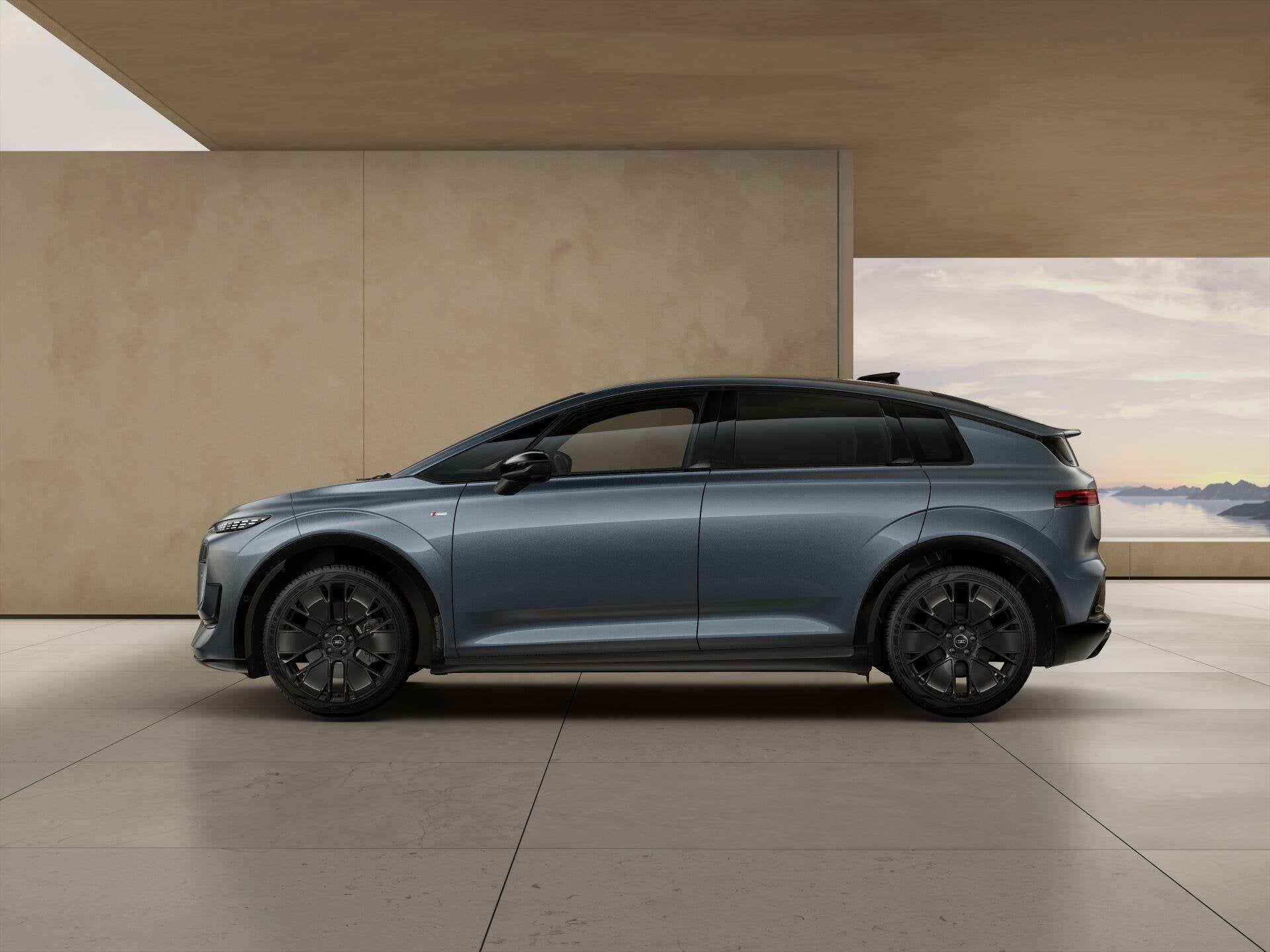 Audi A2 e-tron 190pk S Edition 61 kWh | Tech Plus | 20" Velg, Auto's, Automaat, 12 maanden, Achterwielaandrijving, Zwart