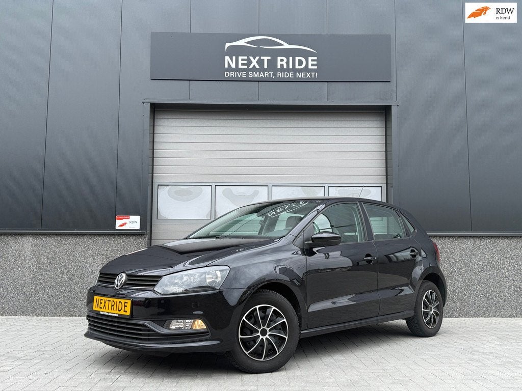 Volkswagen POLO 1.0 Bluemotion | 100% Onderhouden | Airco |, Gebruikt, 60 pk, Zwart, Bedrijf