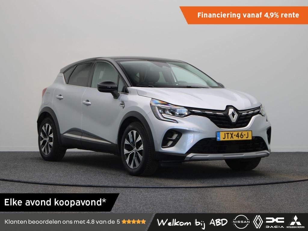 Renault Captur 1.6 E-Tech Hybrid 145 Techno | Navigatie | Ac, Auto's, Renault, Gebruikt, 715 kg, Leder en Stof, Bedrijf