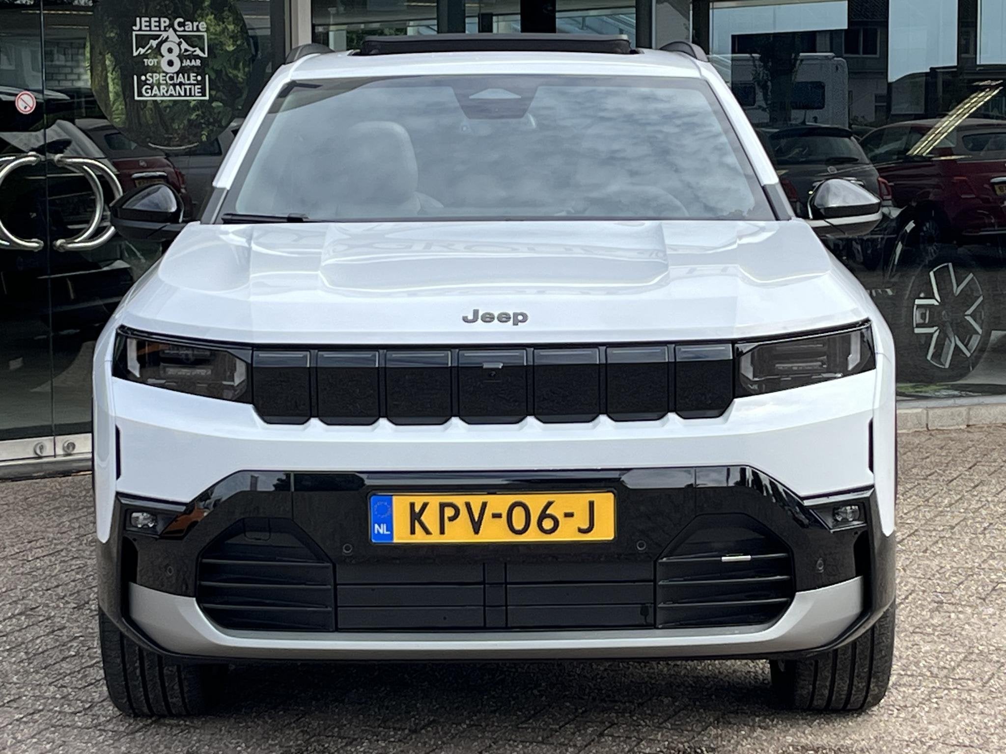 Jeep Compass Summit 74 kWh | Schuif-kanteldak | Massage-stoe, Auto's, Gebruikt, Wit, SUV of Terreinwagen, 2085 kg