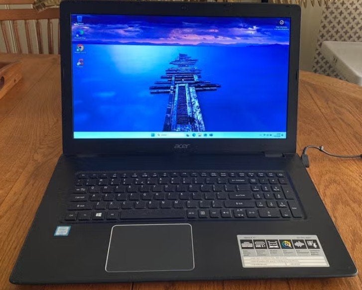 Nette 17 inch Acer Aspire + Windows 11 + Bluetooth + HDMI, Met videokaart, Qwerty, 8 GB, Ophalen of Verzenden