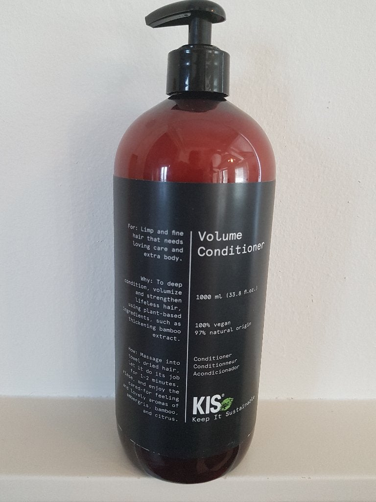 KIS Green Volume conditioner 1L, Ophalen of Verzenden, Nieuw, Shampoo of Conditioner