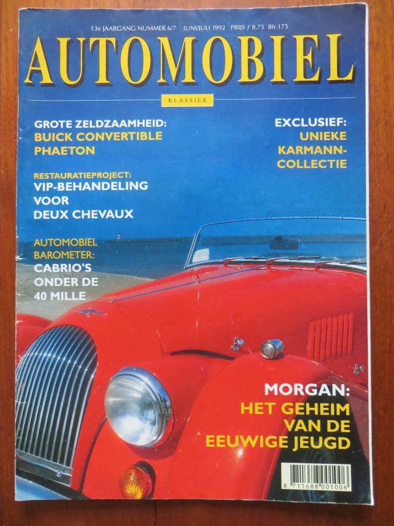 Het Automobiel 6-7 1992 Karmann collectie, 2CV, Morgan, Ophalen of Verzenden, Nieuw, Volkswagen