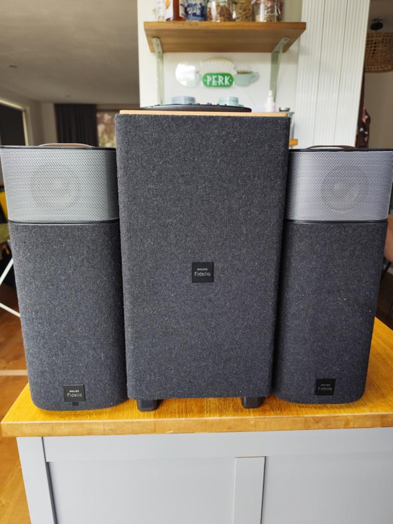 Philips Fidelio Surround Speakers + Subwoofer – Draadloos –, Audio, Tv en Foto, Luidsprekers, Philips, Gebruikt, Ophalen of Verzenden