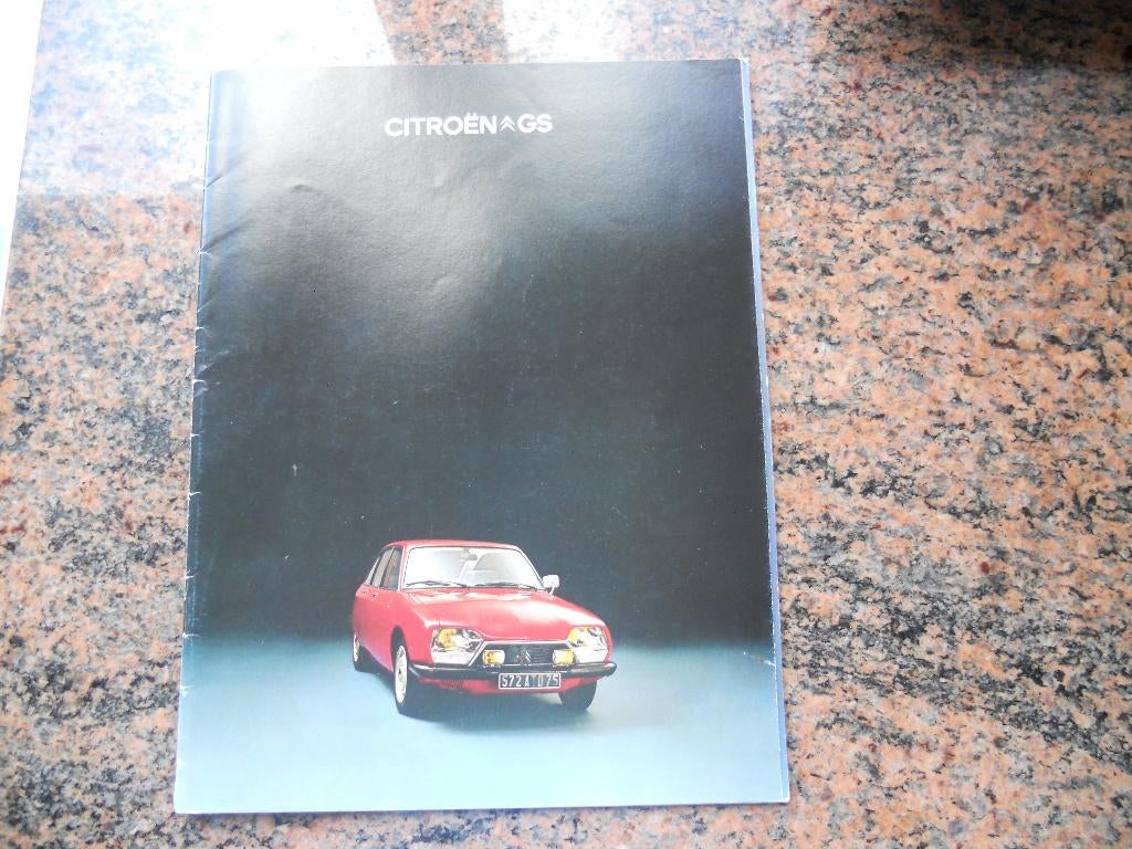 Brochure Citroën GS, Ophalen of Verzenden, Zo goed als nieuw, Citroën