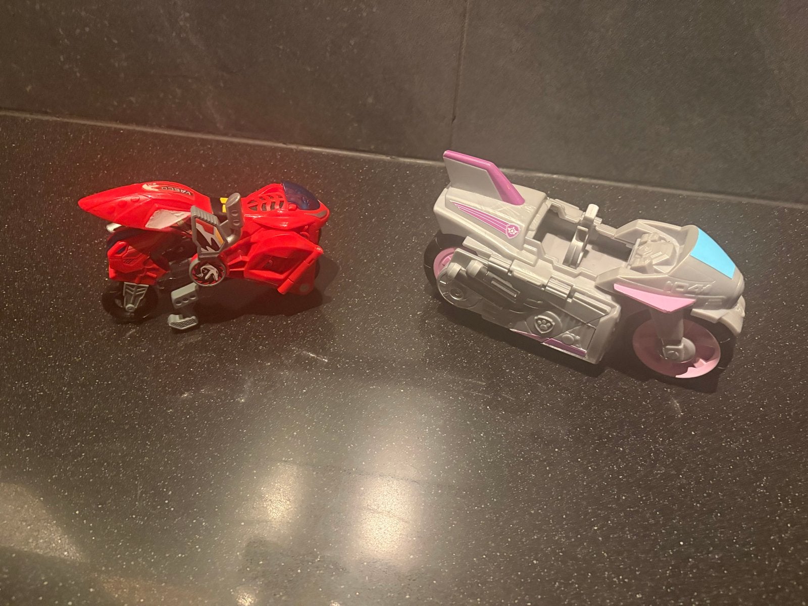 Paw Patrol en Transformer speelgoedmotoren, Ophalen of Verzenden, Gebruikt