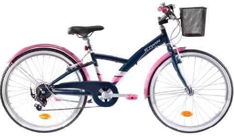 Btwin Hybrid bike for children 9-12 years 24 inch pink, Fietsen en Brommers, Fietsen | Meisjes, Versnellingen, Ophalen of Verzenden