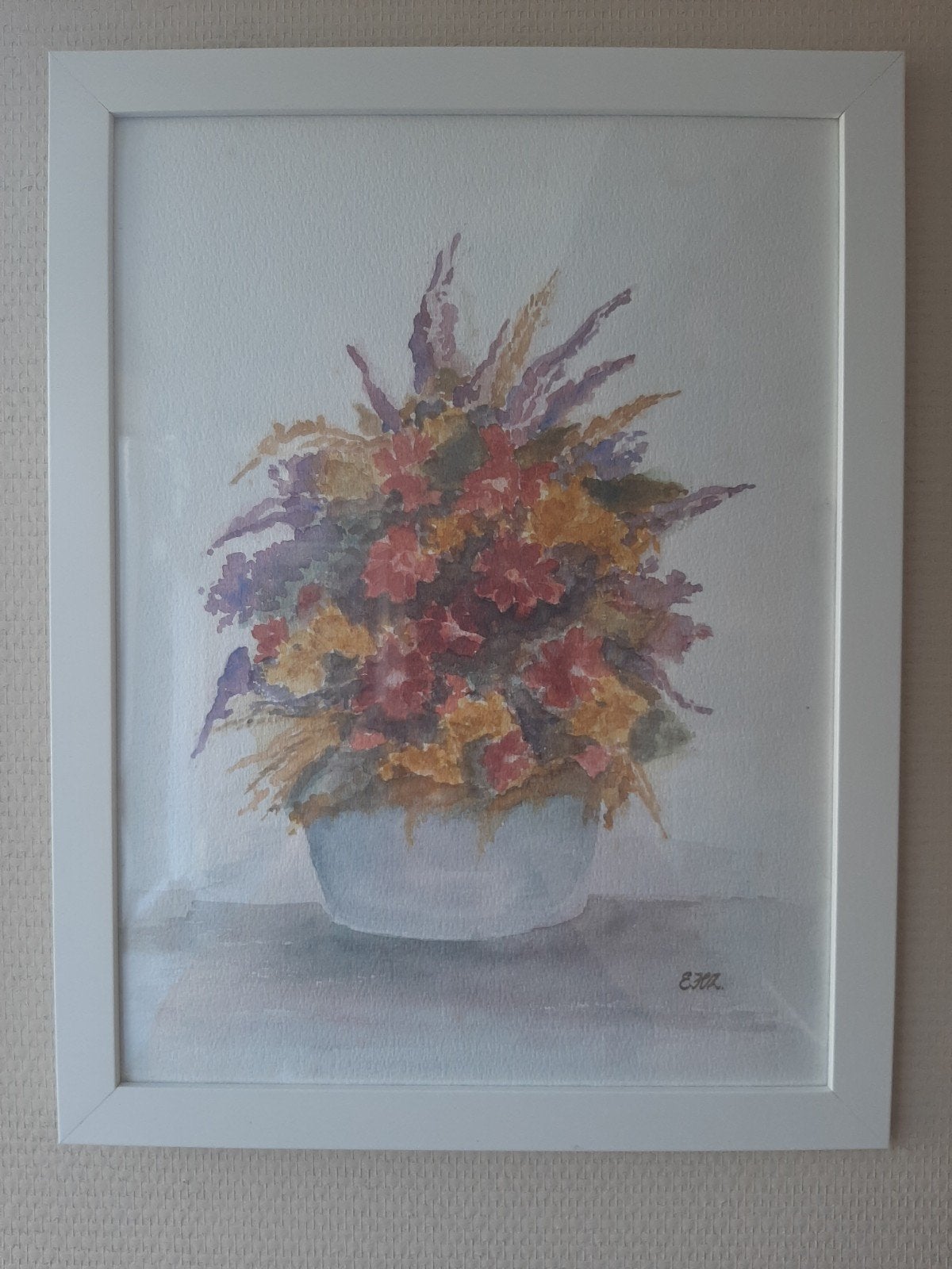 aquarel stilleven bloemen, Ophalen of Verzenden