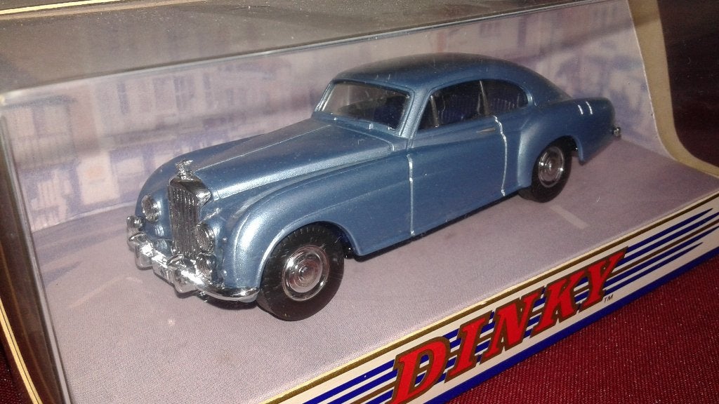 Bentley R Continental 1955 lichtblauw – DY-13, Ophalen of Verzenden, Zo goed als nieuw, Auto, Matchbox