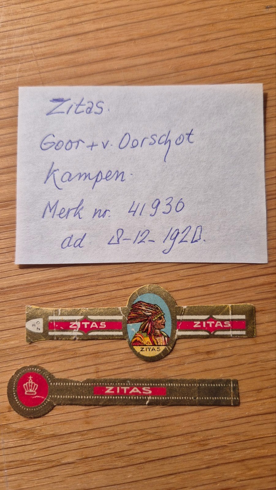 Sigarenbanden KAMPEN, Verzamelen, Ophalen, Sigarenbandjes