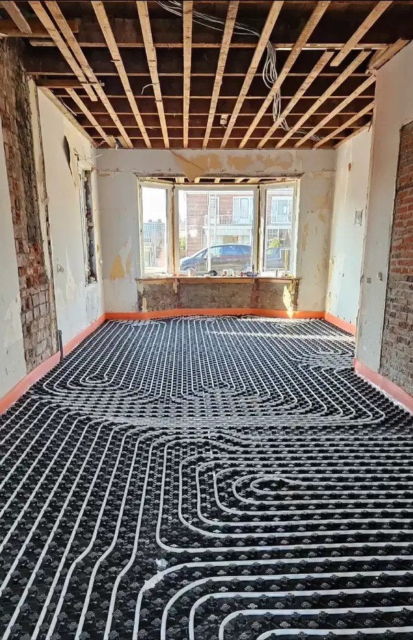 10x Vloerverwarming noppenplaat 0.8x1.4m met 30mm EPS isola, Ophalen, Overige materialen, 30 cm of meer, 50 tot 150 cm