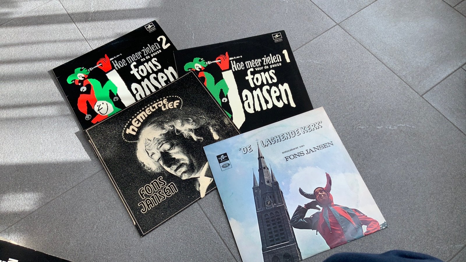 Lp’s Fons Janssen De lachende kerk. Hoe meer zielen. 1 en 2., Cd's en Dvd's, Ophalen of Verzenden, Gebruikt, Overige typen