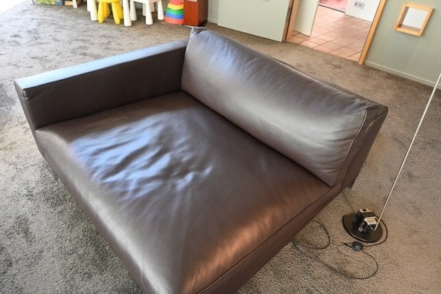 Minotti Pollock designbank chaise longue, Huis en Inrichting, Ophalen, 100 tot 125 cm, Tweepersoons, Minder dan 150 cm