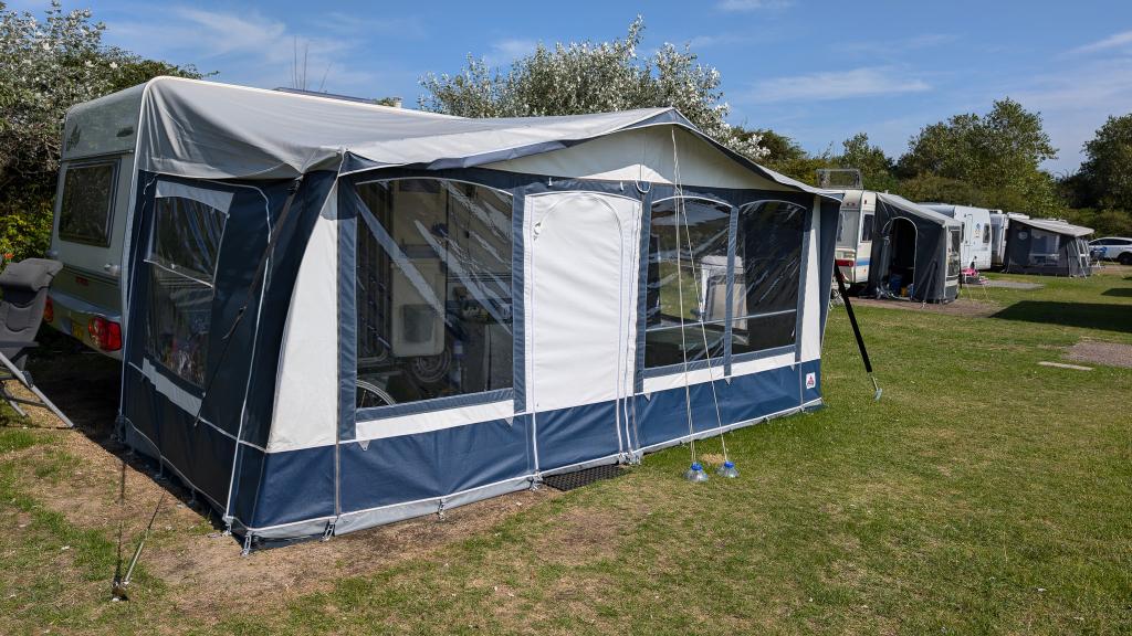 Dorema Bergamo voortent, Caravans en Kamperen, Caravan accessoires, Ophalen, Zo goed als nieuw