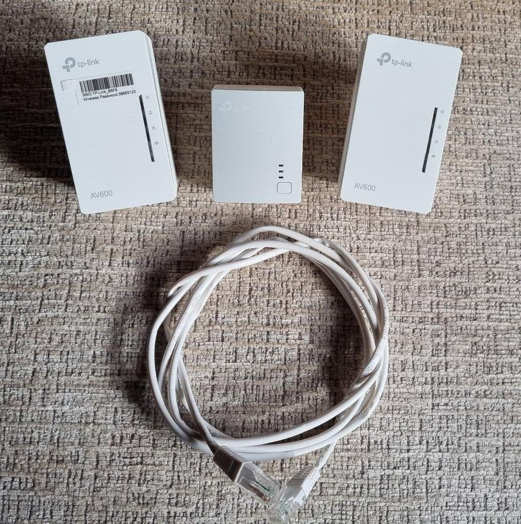TP Link powerline set - één master - twee slaves, Ophalen of Verzenden, Zo goed als nieuw, Tp link