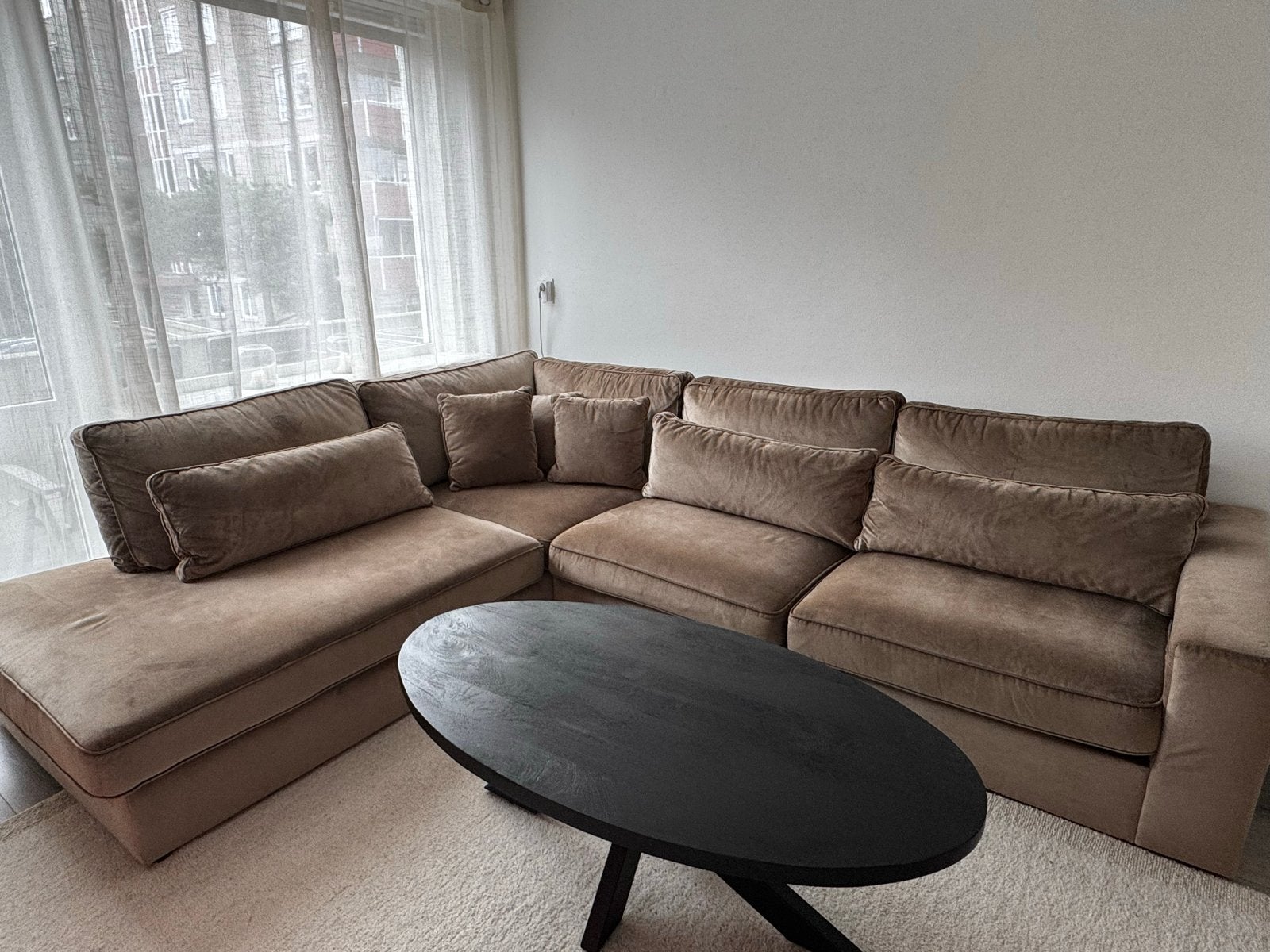 Ruime California loungebank - Zeer goed onderhouden, Huis en Inrichting, Banken | Bankstellen, Ophalen, Lounge, Hoekbank, 300 cm of meer