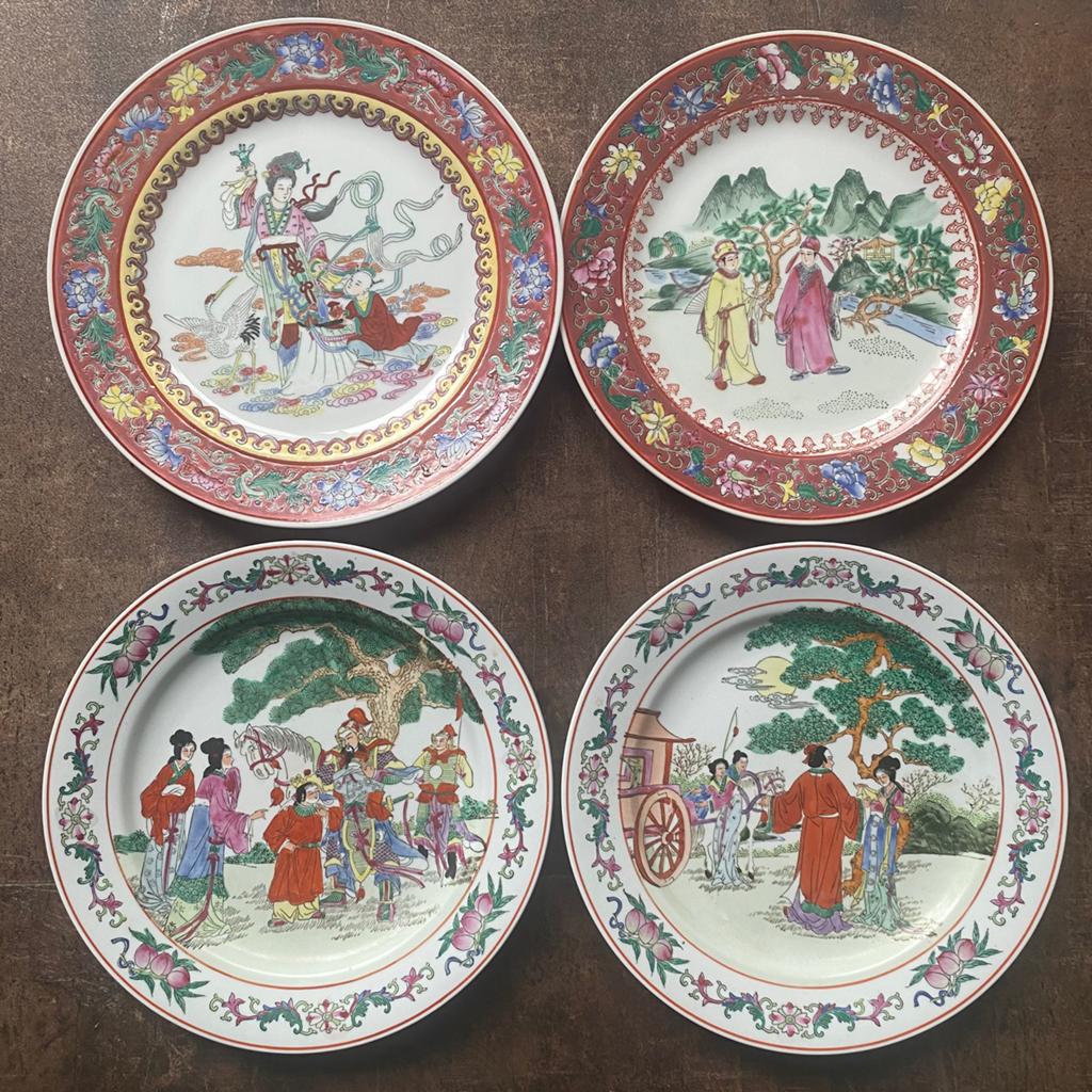 Antieke Chinese borden, Ophalen of Verzenden