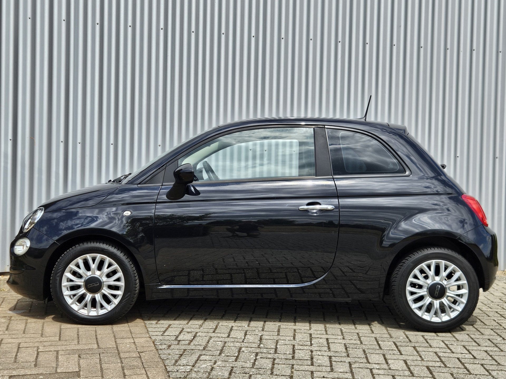 Fiat 500 0.9 TwinAir Turbo Popstar / Automaat / Airco!, Stof, Gebruikt, Zwart, Origineel Nederlands