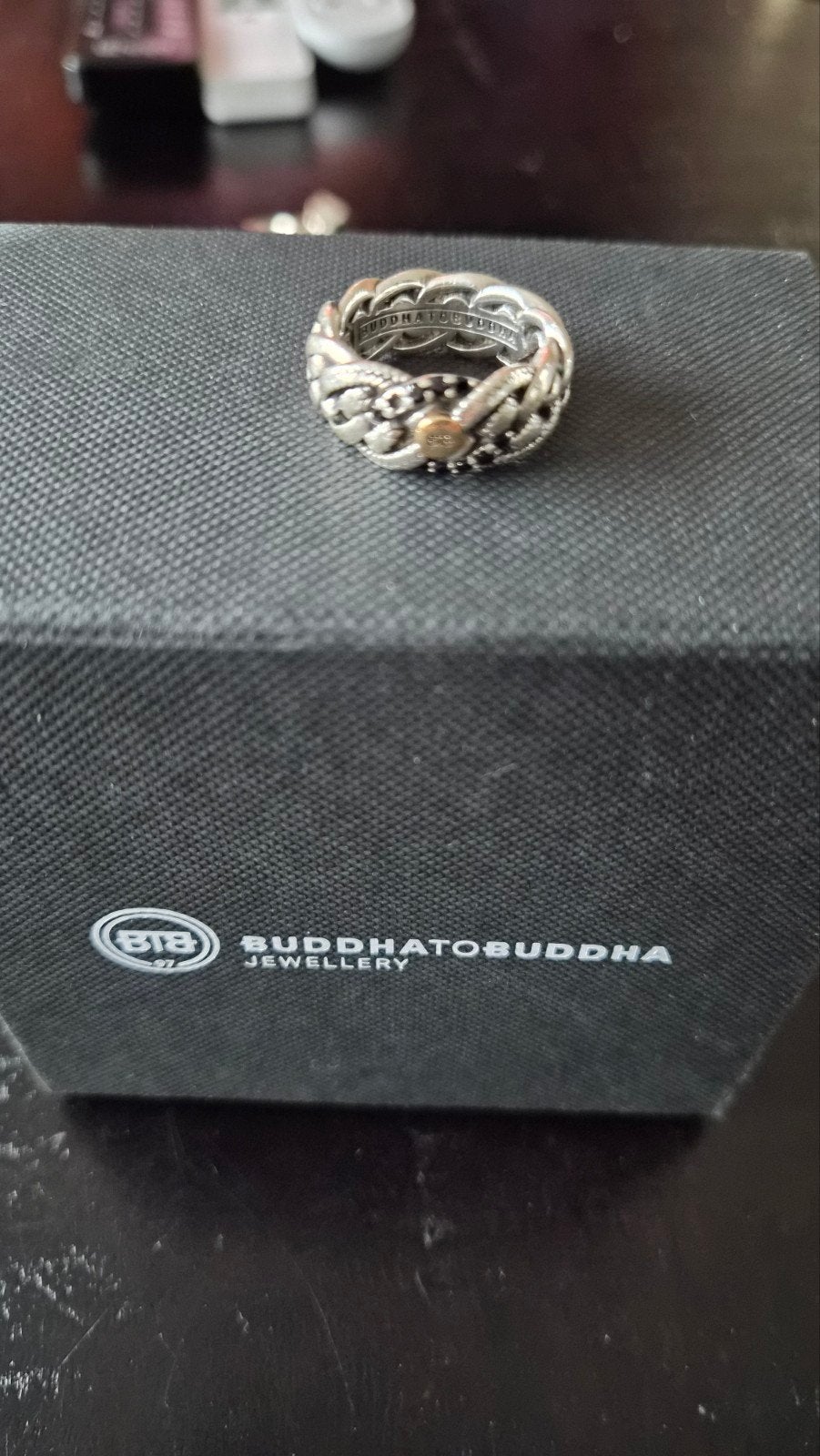 Buddha to Buddha Ring Nathalie - Limited Edition Zilver/goud, 18 tot 19, Zo goed als nieuw, Dame, Zilver