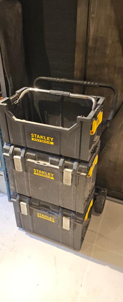 Dewalt/Stanley FatMax gereedschapskisten met trolley, Ophalen
