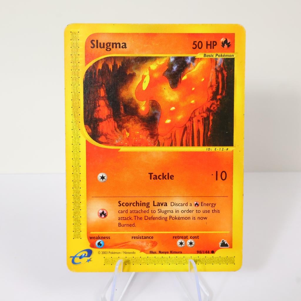 Pokémon TCG - Slugma (English) Skyridge 98/144 - LP, Ophalen of Verzenden, Zo goed als nieuw, Losse kaart