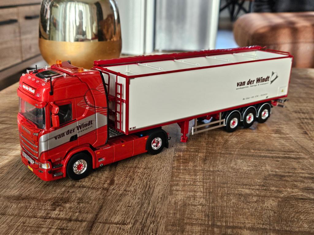 Tekno Van der Windt Scania S500, Ophalen of Verzenden, Zo goed als nieuw, Bus of Vrachtwagen, Tekno