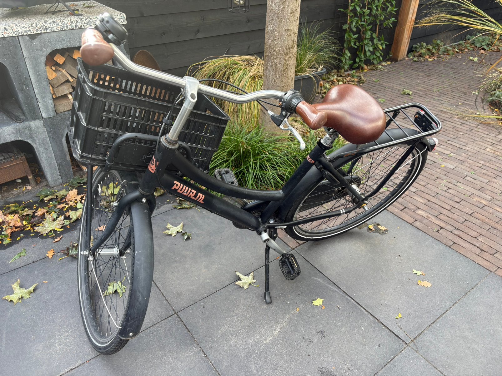 Gazelle Puur maat 43cm 26 inch wielen, Terugtraprem, Gebruikt, Versnellingen, Ophalen
