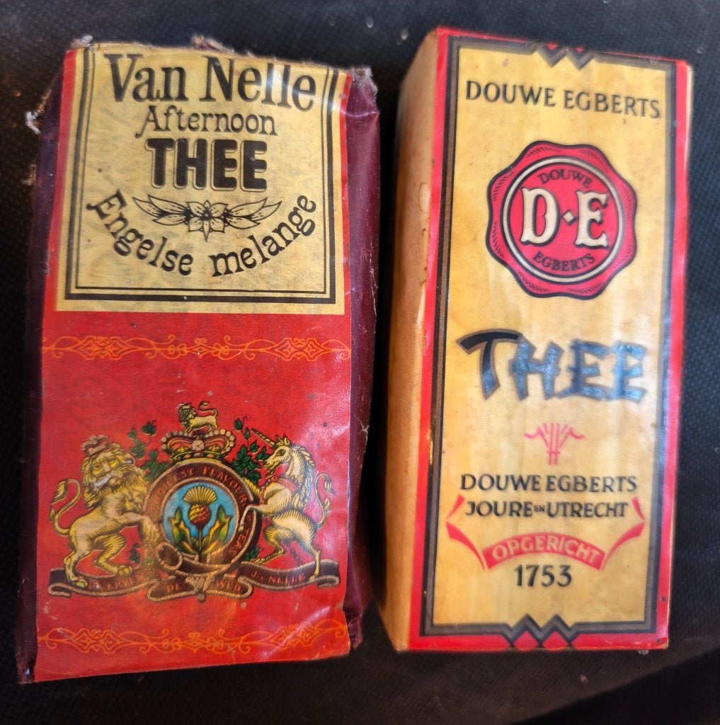 Vintage Van Nelle en D.E. thee, Ophalen of Verzenden, Huis en Inrichting