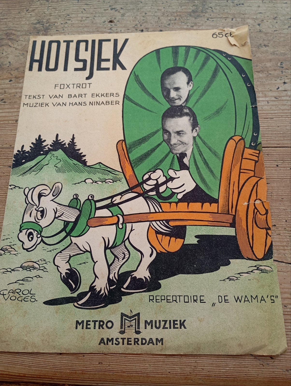 vintage hotsjek poster, Ophalen of Verzenden, Poster, Artwork of Schilderij
