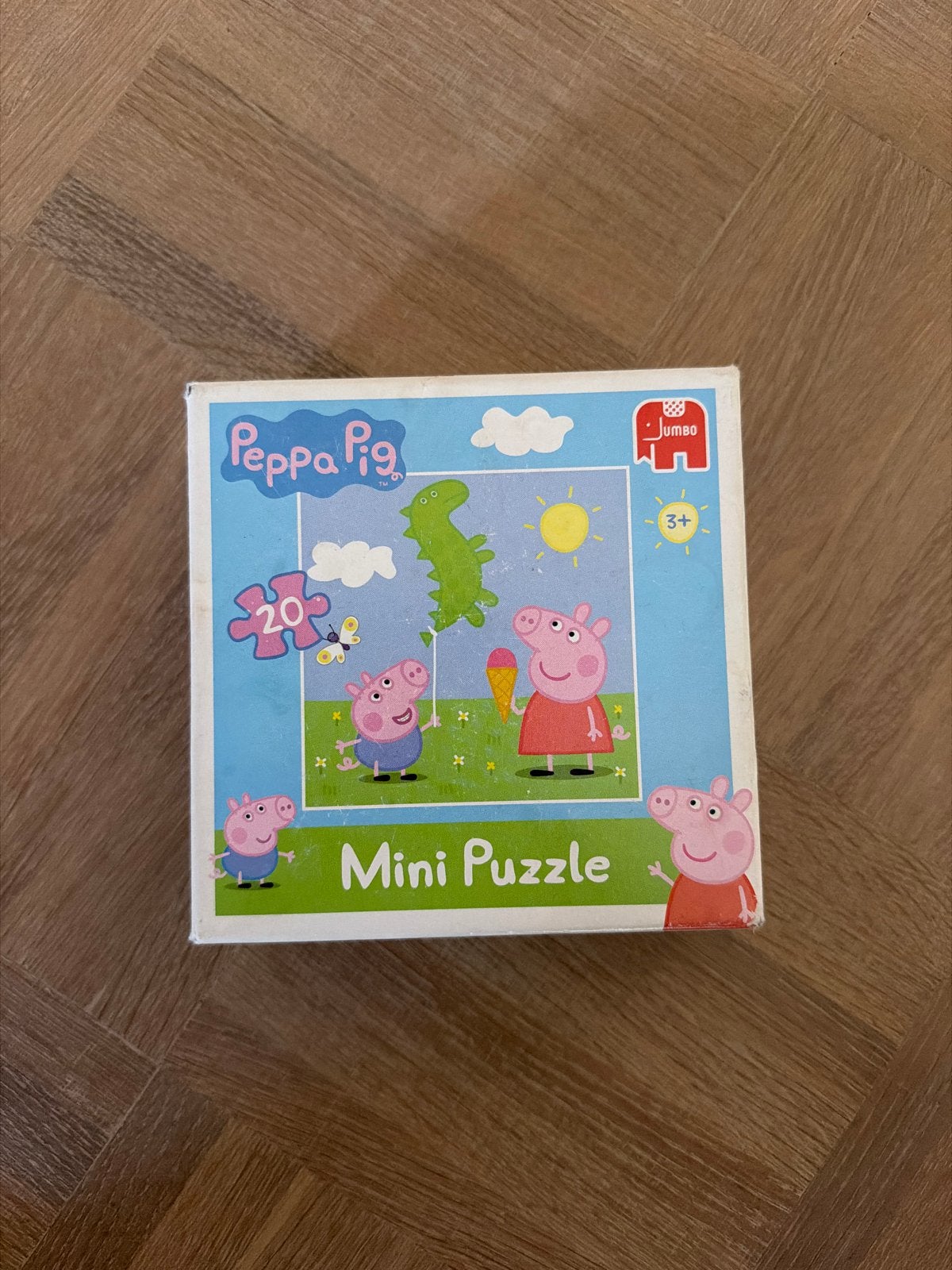 Peppa Pig Mini Puzzel 20 stukjes Jumbo, Ophalen of Verzenden, 10 tot 50 stukjes, Zo goed als nieuw, 2 tot 4 jaar