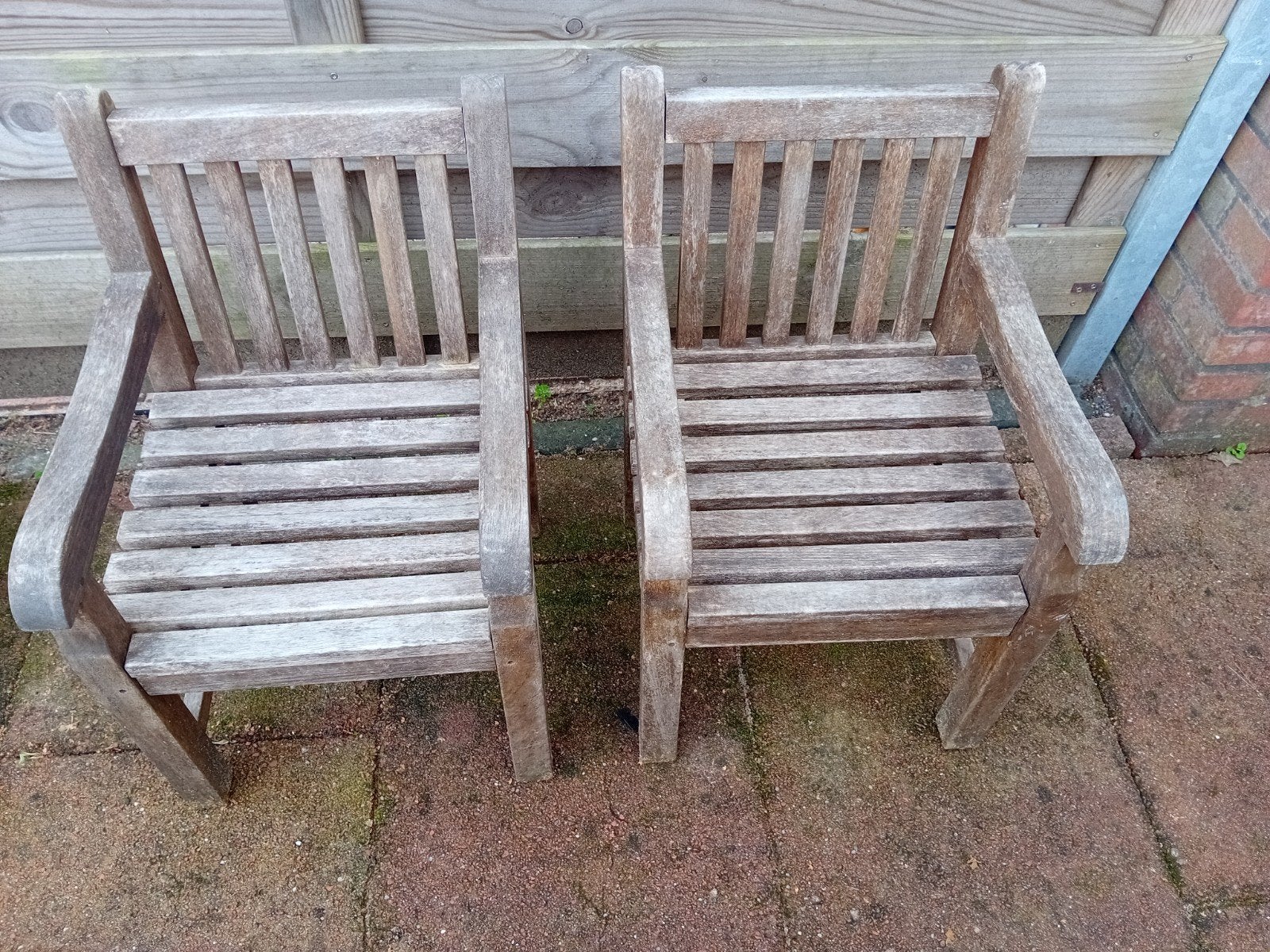 houten kinder tuinstoel 2x, Ophalen, Hout